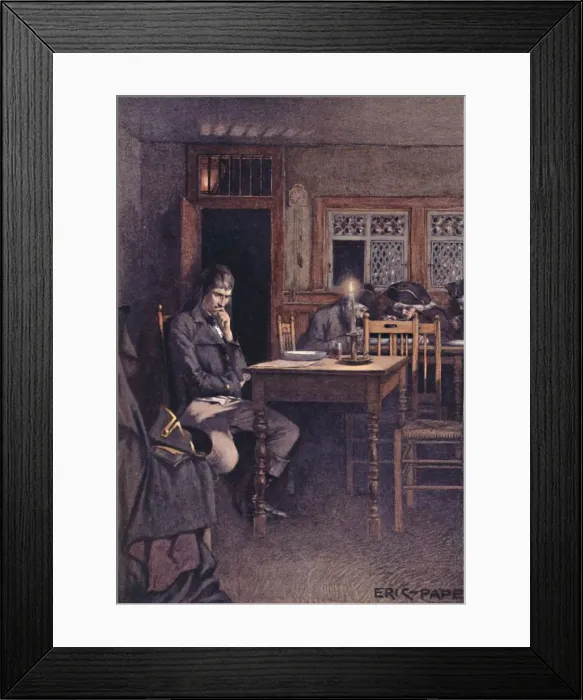 Framed Print : Bonaparte in 1792 as a Frequenter of a Six-Sous Restaurant in Paris, (1896)