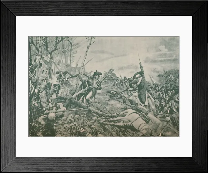 Framed Print : The Battle of Jemmapes, Near Mons, Belgium, November 6, 1792, (1896) Framed Print : The Battle of Jemmapes, Near Mons, Belgium, November 6, 1792, (1896)