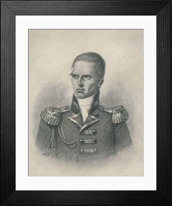 Framed Print : Sir Hudson Lowe, c1815, (1896). Artist: RA Muller Framed Print : Sir Hudson Lowe, c1815, (1896). Artist: RA Muller