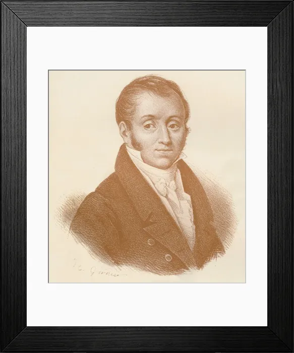 Framed Print : Count Emmanuel-Augustin Dieudonne De Las Cases, c1820, (1896) Framed Print : Count Emmanuel-Augustin Dieudonne De Las Cases, c1820, (1896)