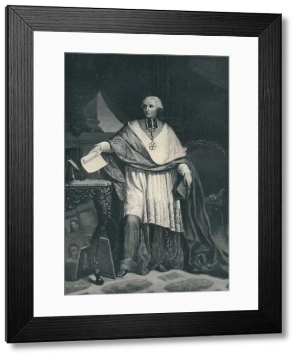 Framed Print : Cardinal Joseph Fesch, c1830, (1896). Artist: M Haider Framed Print : Cardinal Joseph Fesch, c1830, (1896). Artist: M Haider