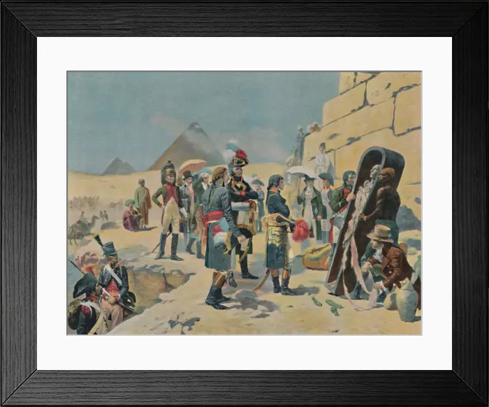 Framed Print : Bonaparte With The Savants in Egypt, c1801, (1896) Framed Print : Bonaparte With The Savants in Egypt, c1801, (1896)