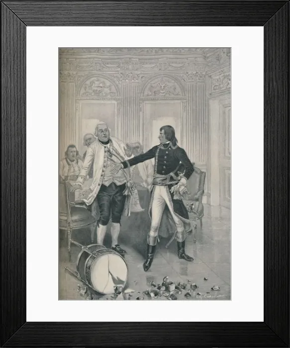 Framed Print : Bonapartes Termination of the Interview with the Austrian Envoy, 1896 Framed Print : Bonapartes Termination of the Interview with the Austrian Envoy, 1896