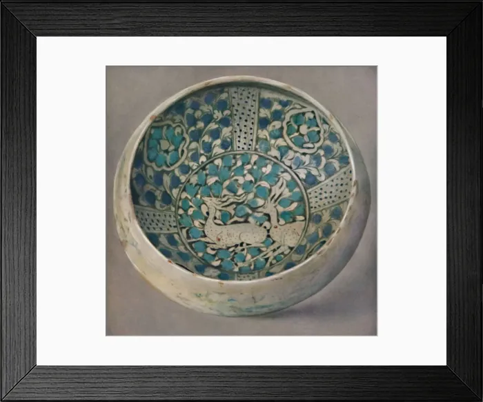 Framed Print : Sultanabad Bowl. 13th or 14th Century, (1928) Framed Print : Sultanabad Bowl. 13th or 14th Century, (1928)