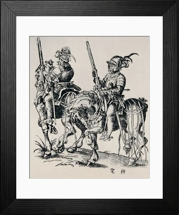 Framed Print : Woodcut by Jost Amman (1539-1591), (1927). Artist: Jost Amman Framed Print : Woodcut by Jost Amman (1539-1591), (1927). Artist: Jost Amman