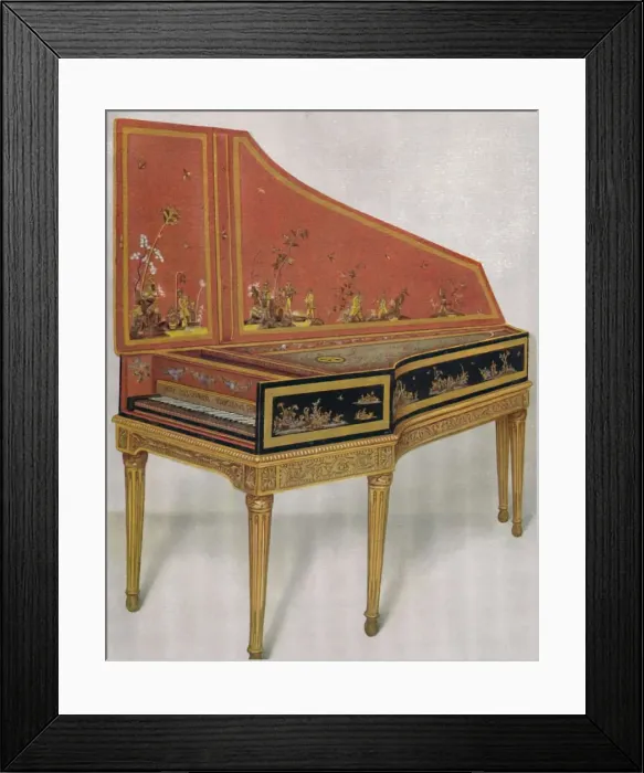 Framed Print : Clavecin, by Pascal Taskin, Paris, 1786, (1927). Artist: Pascal Taskin Framed Print : Clavecin, by Pascal Taskin, Paris, 1786, (1927). Artist: Pascal Taskin