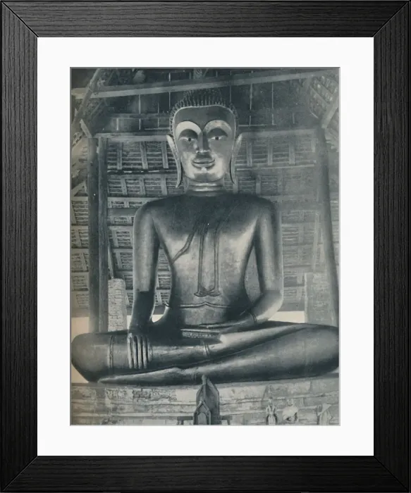 Framed Print : Glory of the Central Shrine in the Wat Suthat, Bangkok, c1935. Artist: ENA Framed Print : Glory of the Central Shrine in the Wat Suthat, Bangkok, c1935. Artist: ENA