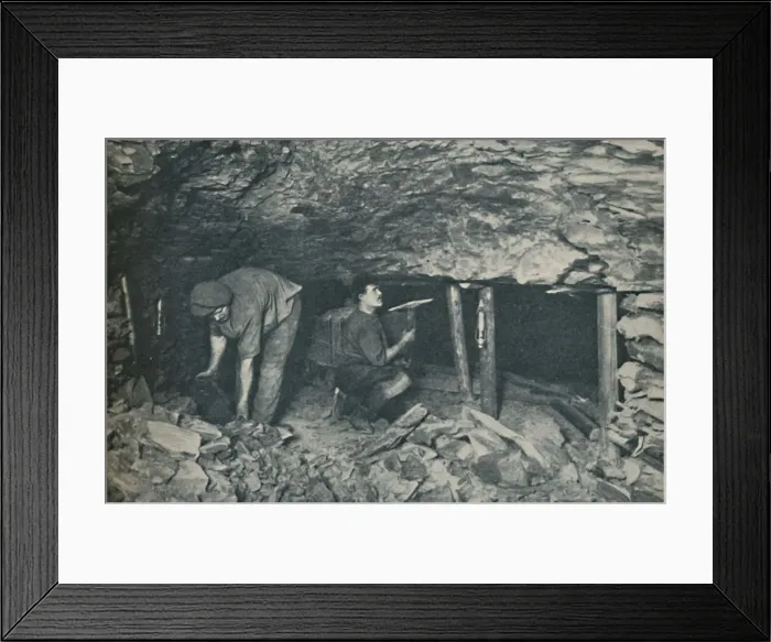 Framed Print : Unselfconscious Heroes Who Toil in Dangers Face, c1935 Framed Print : Unselfconscious Heroes Who Toil in Dangers Face, c1935