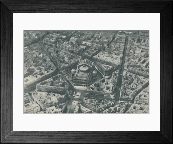 Framed Print : Central Architectural Feature of Paris Enhanced By Foresight in Street Design, c1935 Framed Print : Central Architectural Feature of Paris Enhanced By Foresight in Street Design, c1935
