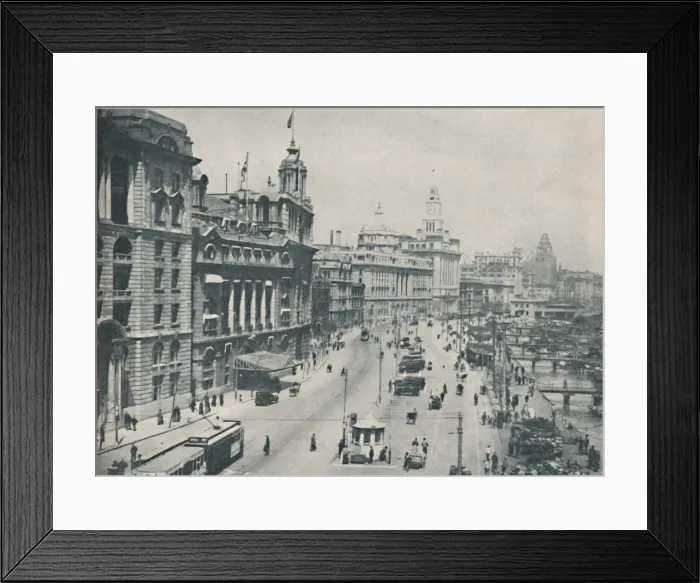 Framed Print : In the Bund The Enterprising Foreigner Has Come To Stay, c1935 Framed Print : In the Bund The Enterprising Foreigner Has Come To Stay, c1935