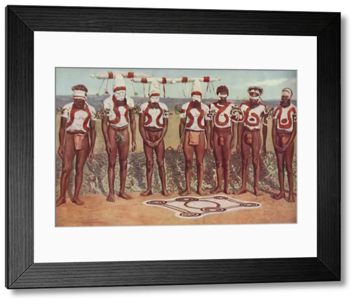Framed Print : Totemistic Ritual Among the Australian Blacks, c1935 Framed Print : Totemistic Ritual Among the Australian Blacks, c1935