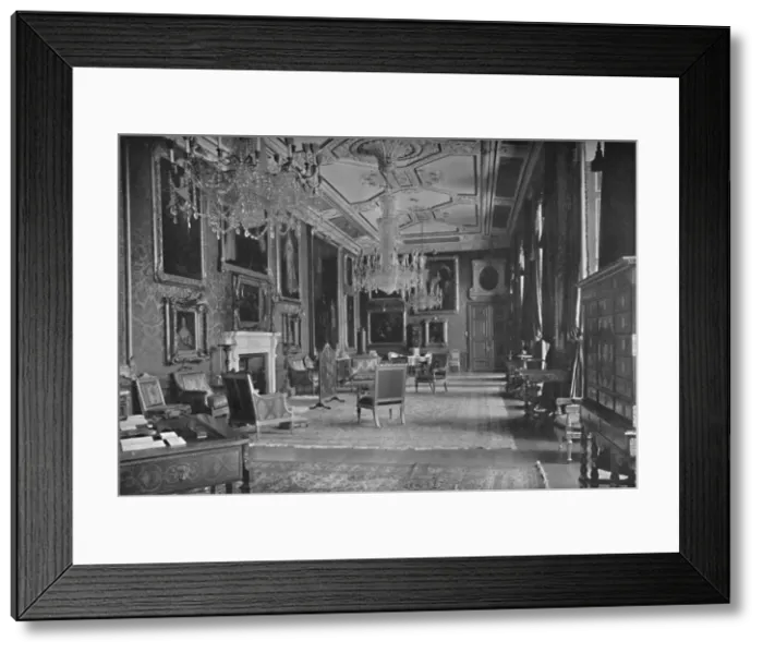 Framed Print : The Van Dyck Room, Windsor Castle, 1927