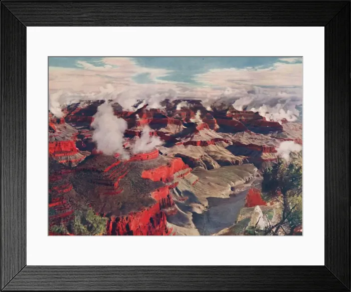 Framed Print : Vermilion Cliffs and Vast Depths of an Unparalleled Wonderland, c1935 Framed Print : Vermilion Cliffs and Vast Depths of an Unparalleled Wonderland, c1935