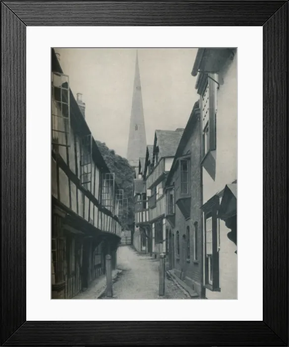 Framed Print : Fair Homes Gathered Round a Steeple That Points To Heaven, c1935. Artist: BC Clayton Framed Print : Fair Homes Gathered Round a Steeple That Points To Heaven, c1935. Artist: BC Clayton