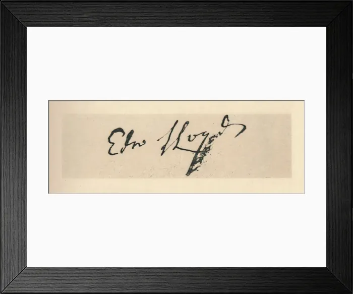 Framed Print : Signature of Edward Lloyd, 1712, (1928) Framed Print : Signature of Edward Lloyd, 1712, (1928)