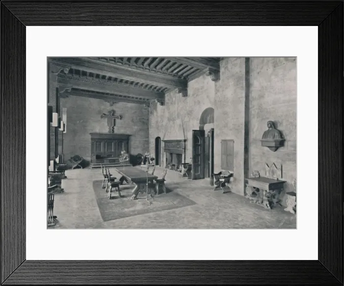 Framed Print : Interior of Palazzo Davanzati, 1928 Framed Print : Interior of Palazzo Davanzati, 1928