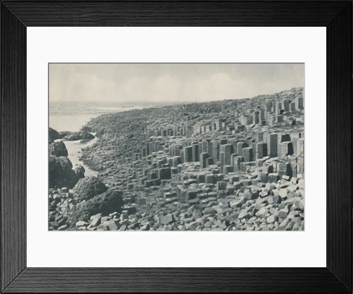 Framed Print : Tessellated Promenade of the Grand Causeway Laid Down in Lava in the Far Distant Past, c1935 Framed Print : Tessellated Promenade of the Grand Causeway Laid Down in Lava in the Far Distant Past, c1935
