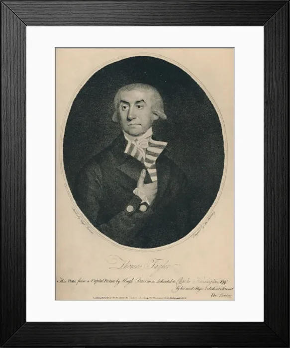 Framed Print : Thomas Tayler, Master of Lloyds Coffee House, 1774-1796, (1928) Framed Print : Thomas Tayler, Master of Lloyds Coffee House, 1774-1796, (1928)