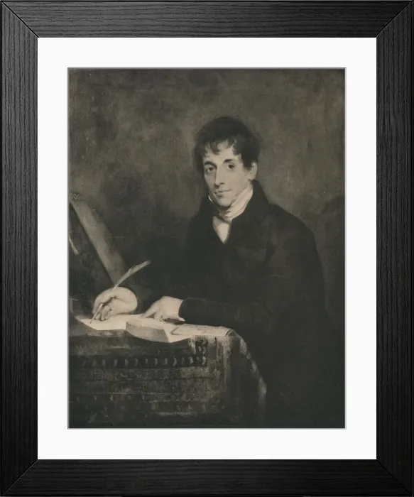 Framed Print : John Bennett, Secretary of Lloyds 1804-1834, 1928 Framed Print : John Bennett, Secretary of Lloyds 1804-1834, 1928