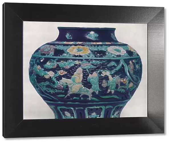 Chinese Wine-Jar. Ming Period, 1368-1644, (1928)