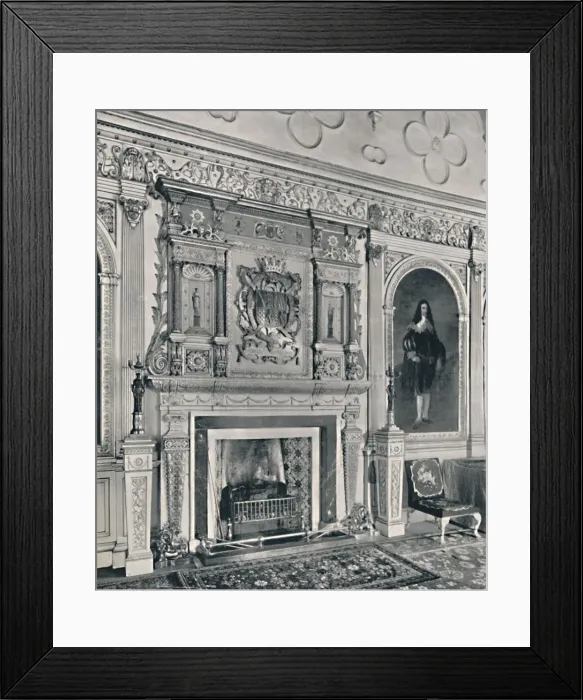 Framed Print : Chimney-Piece at Audley End, 1927 Framed Print : Chimney-Piece at Audley End, 1927