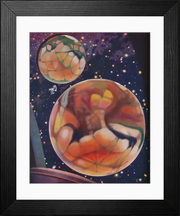 Framed Print : The Red Planet Studied Through The Modern Telescope, c1935