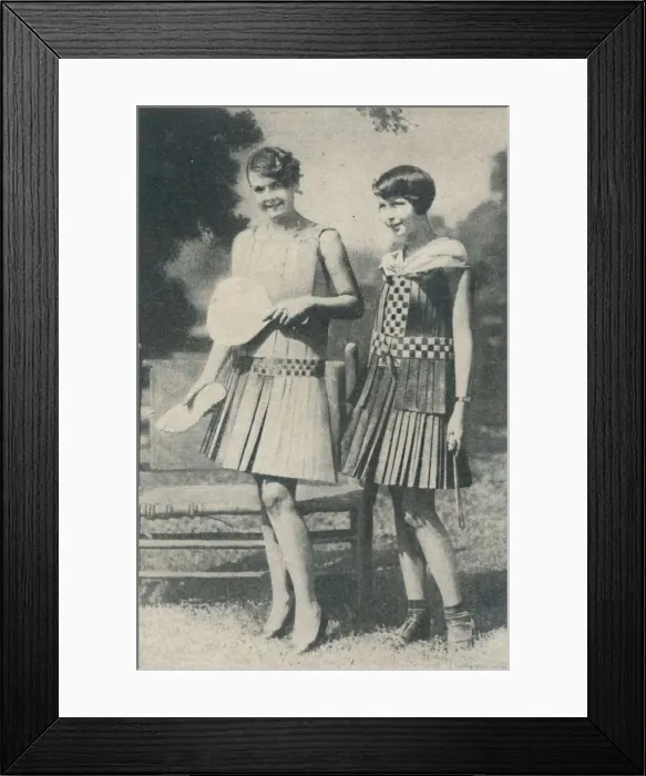 Framed Print : Frocks of Strips of Wood, c1935