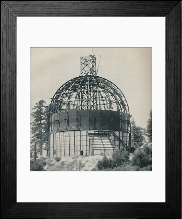 Framed Print : Skeleton Dome to House an Astronomical Mammoth, c1935 Framed Print : Skeleton Dome to House an Astronomical Mammoth, c1935