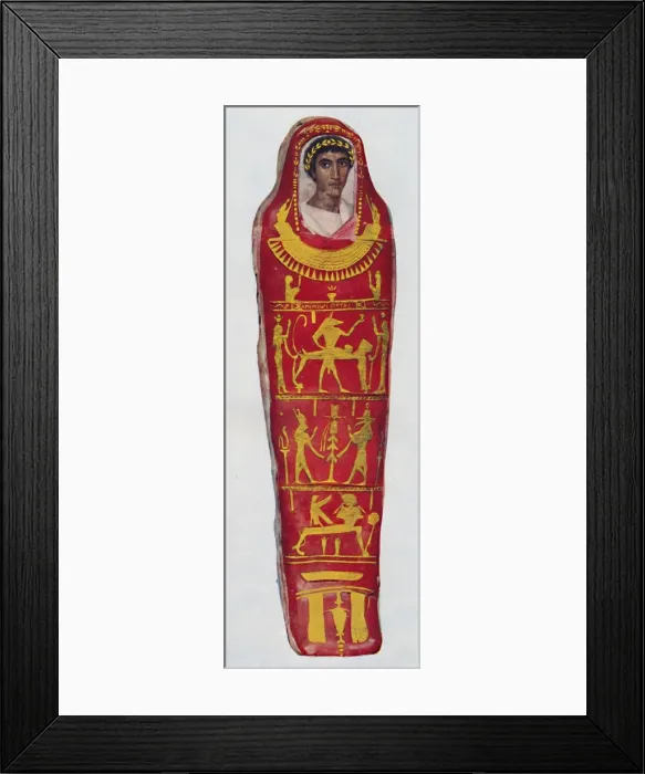 Framed Print : Artemidorus, a Greek, from the Fayyum, about AD 200 - From Corruptible to Incorruption, c1935 Framed Print : Artemidorus, a Greek, from the Fayyum, about AD 200 - From Corruptible to Incorruption, c1935