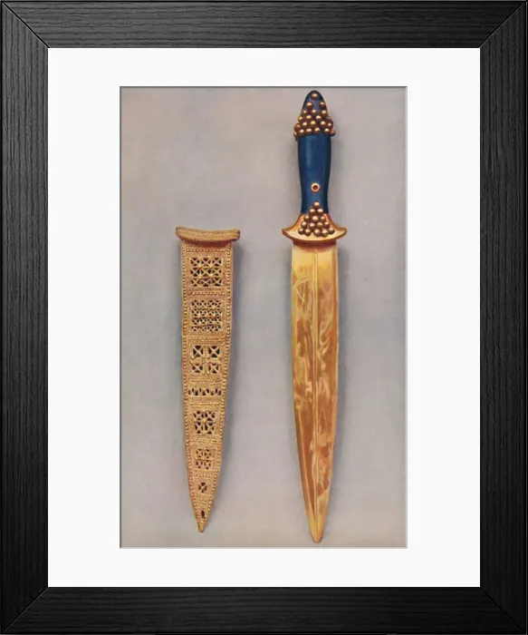 Framed Print : Oldest Known Examples of the Goldsmiths Art: Masterpieces of Sumerian Culture, c1935 Framed Print : Oldest Known Examples of the Goldsmiths Art: Masterpieces of Sumerian Culture, c1935