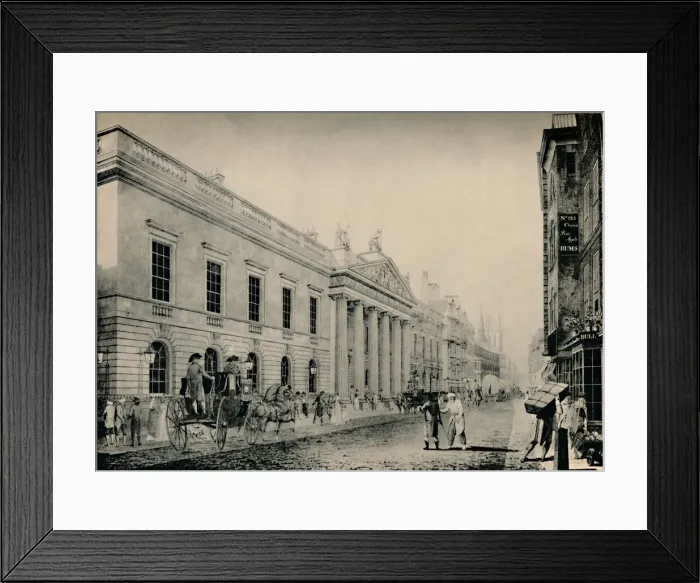 Framed Print : The East India House from the East, c late 18th century, (1928) Framed Print : The East India House from the East, c late 18th century, (1928)