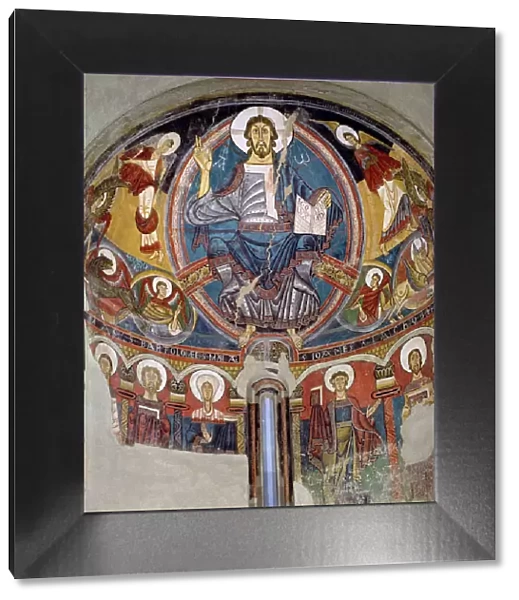 Pantocrator in the apse of the church of Sant Climent de Taüll in the Vall de Boi (Boi Valley)