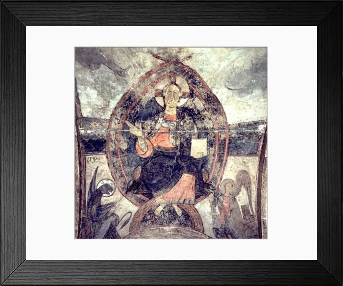 Framed Print : Pantocrator in the central dome of the Church of San Vincente de Cardona (Barcelona) Framed Print : Pantocrator in the central dome of the Church of San Vincente de Cardona (Barcelona)