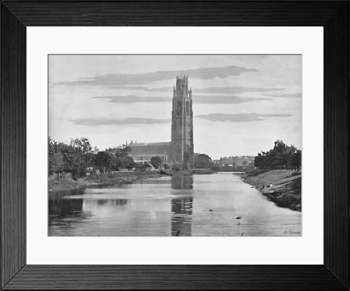 Framed Print : Boston: The Church, c1896. Artist: F Beales Framed Print : Boston: The Church, c1896. Artist: F Beales