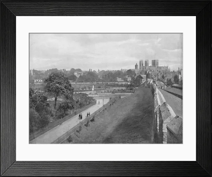 Framed Print : York, from the Walls, c1896. Artist: Joseph Duncan Framed Print : York, from the Walls, c1896. Artist: Joseph Duncan