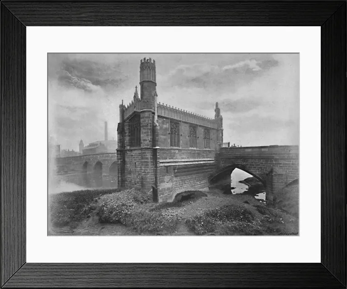 Framed Print : St. Marys Chantry, Wakefield, c1896. Artist: G & J Hall Framed Print : St. Marys Chantry, Wakefield, c1896. Artist: G & J Hall