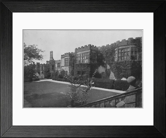 Framed Print : Haddon Hall, c1896. Artist: Frith & Co Framed Print : Haddon Hall, c1896. Artist: Frith & Co