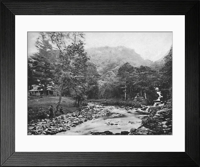 Framed Print : Watersmeet, Lynton, c1896. Artist: ED Percival Framed Print : Watersmeet, Lynton, c1896. Artist: ED Percival