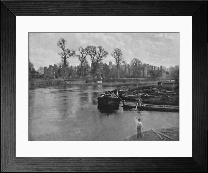 Framed Print : Hampton Court Palace, c1896. Artist: Poulton & Co Framed Print : Hampton Court Palace, c1896. Artist: Poulton & Co