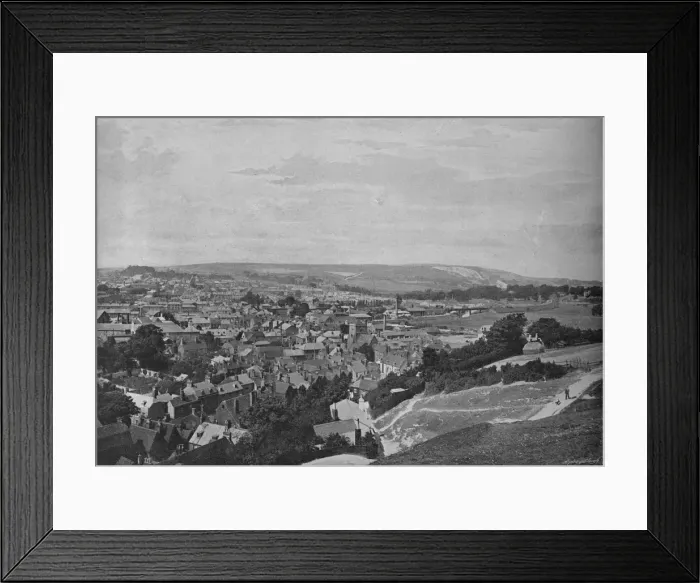 Framed Print : Lewes, c1896. Artist: Frith & Co Framed Print : Lewes, c1896. Artist: Frith & Co