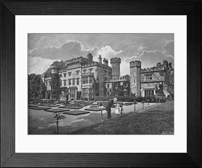 Framed Print : Hawarden Castle, c1896. Artist: Catherall & Pritchard Framed Print : Hawarden Castle, c1896. Artist: Catherall & Pritchard