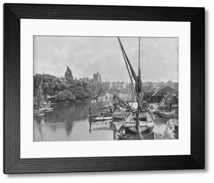 Framed Print : Maidstone, c1896. Artist: Poulton & Co Framed Print : Maidstone, c1896. Artist: Poulton & Co