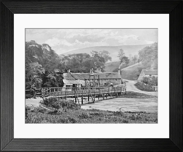 Framed Print : Monsal Dale, c1894. Artist: Richar Keene Framed Print : Monsal Dale, c1894. Artist: Richar Keene