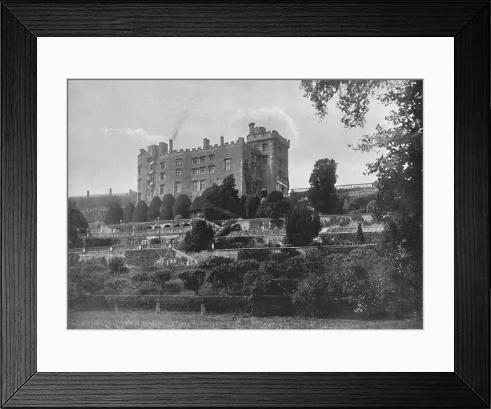 Framed Print : Powys Castle, Welshpool, c1896. Artist: Hudson Framed Print : Powys Castle, Welshpool, c1896. Artist: Hudson