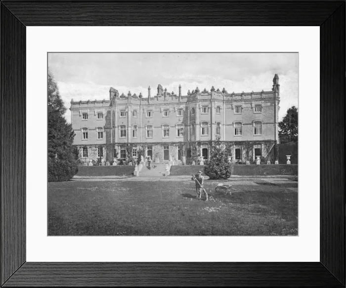 Framed Print : Hughenden Manor, c1896. Artist: JP Starling Framed Print : Hughenden Manor, c1896. Artist: JP Starling