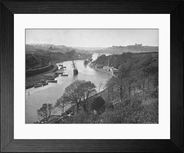 Framed Print : Whitby, from Larpool, c1896. Artist: Frank Meadow Sutcliffe Framed Print : Whitby, from Larpool, c1896. Artist: Frank Meadow Sutcliffe