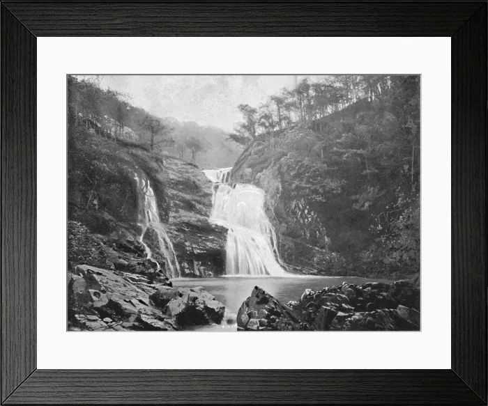Framed Print : Rhaiadr Mawddach, North Wales, c1896. Artist: Green Brothers Framed Print : Rhaiadr Mawddach, North Wales, c1896. Artist: Green Brothers