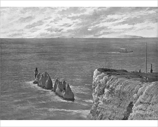 The Needles, Isle of Wight, c1896. Artist: Poulton & Co