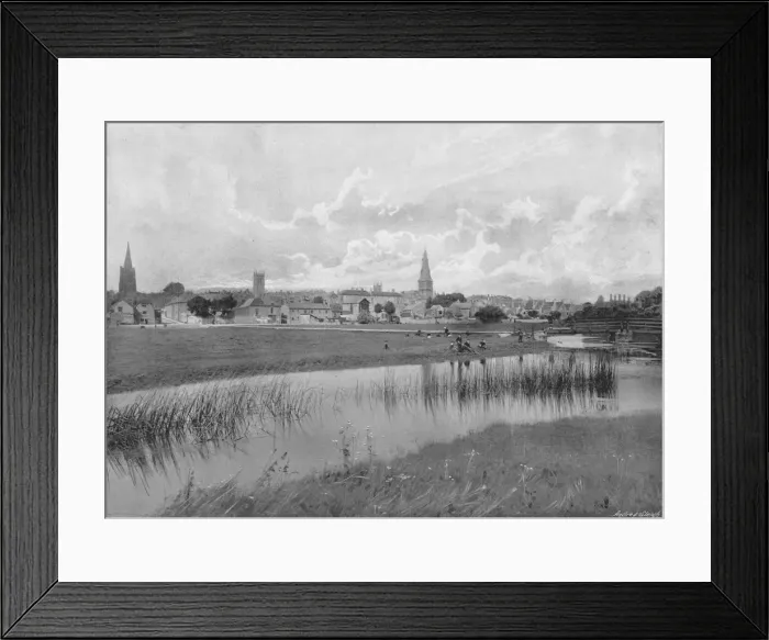 Framed Print : Stamford, c1896. Artist: GA Nichols Framed Print : Stamford, c1896. Artist: GA Nichols