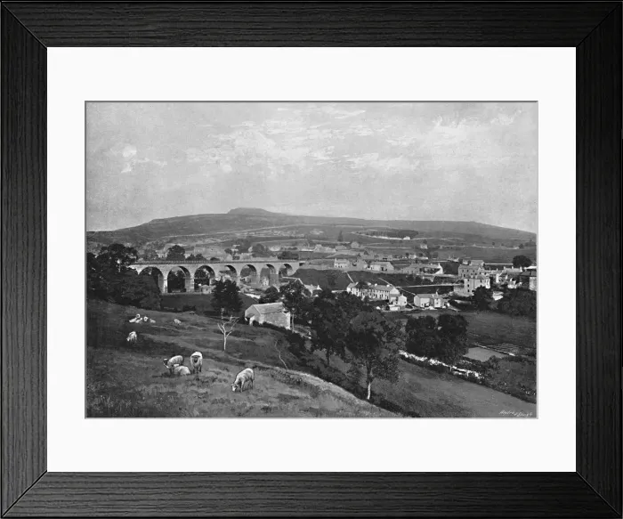 Framed Print : Ingleton, c1896. Artist: Frith & Co Framed Print : Ingleton, c1896. Artist: Frith & Co